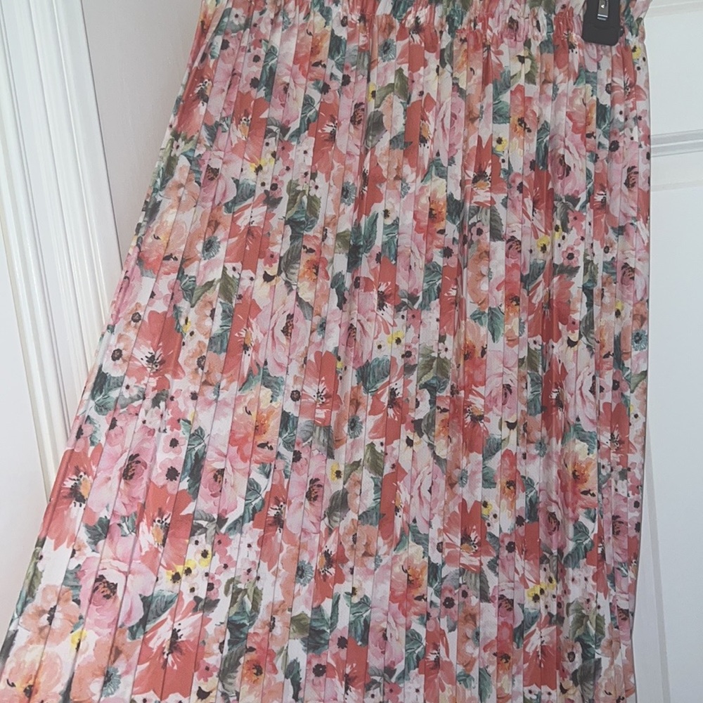 Floral maxi crinkle skirt - Picture 7 of 7